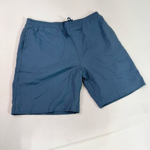 Five Four Somerset Shorts Mens Large Navy Classic Cotton Pull On Drawstring - Picture 1 of 11